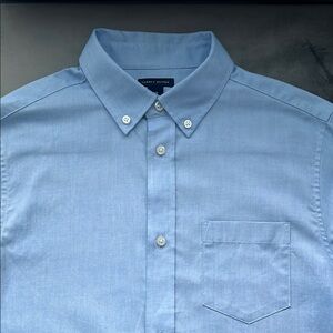 Tommy Hilfiger Blue Casual Button Down Shirt